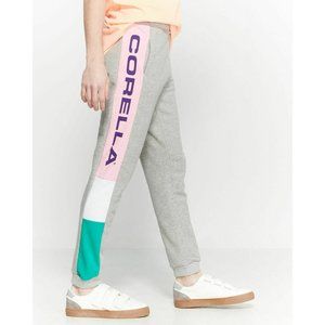 CORELLA  Grey Color Block Joggers - Size X-Large